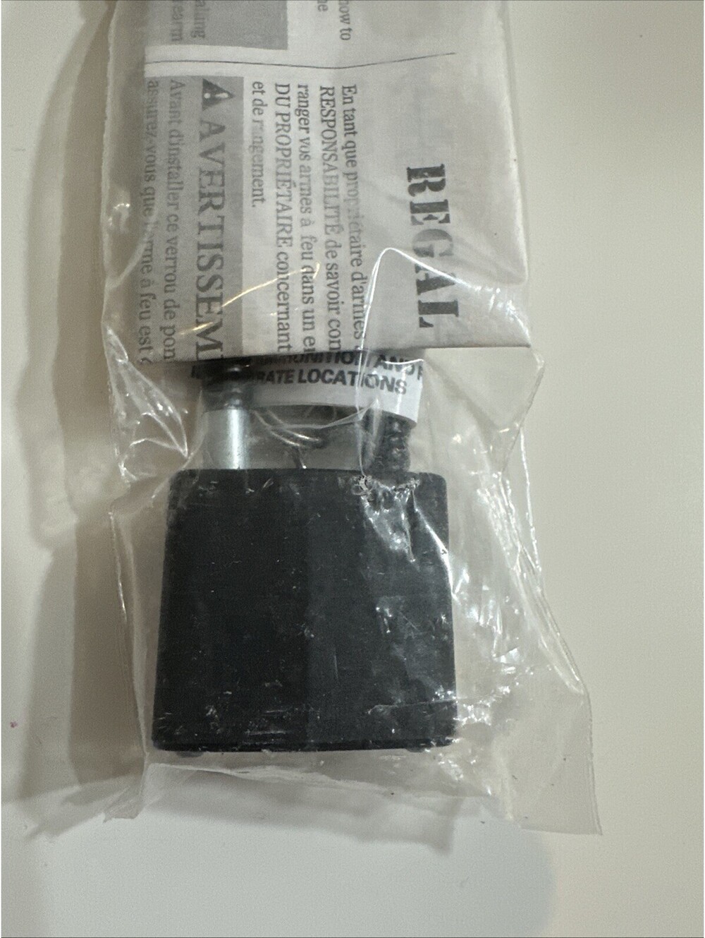 Regal R15LC Gun Safety Cable Lock With Keys - Picture 7 of 9